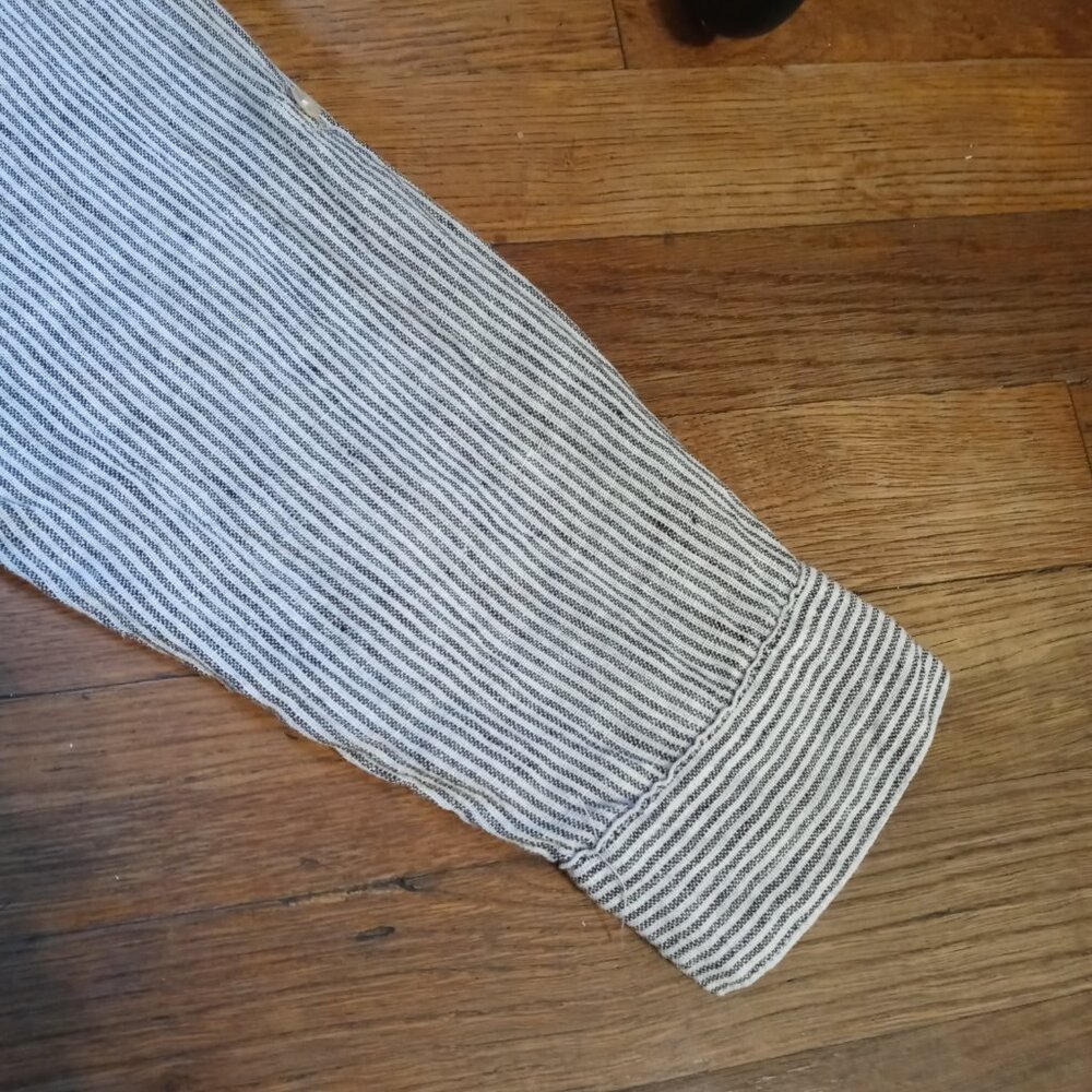 Sigrid Olsen Plus 100% Linen Button Down Shirt In… - image 6